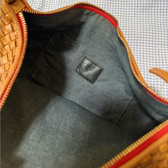 CLARE V. Moyen Woven Checker Crossbody Shoulder Bag - Picture 12 of 12